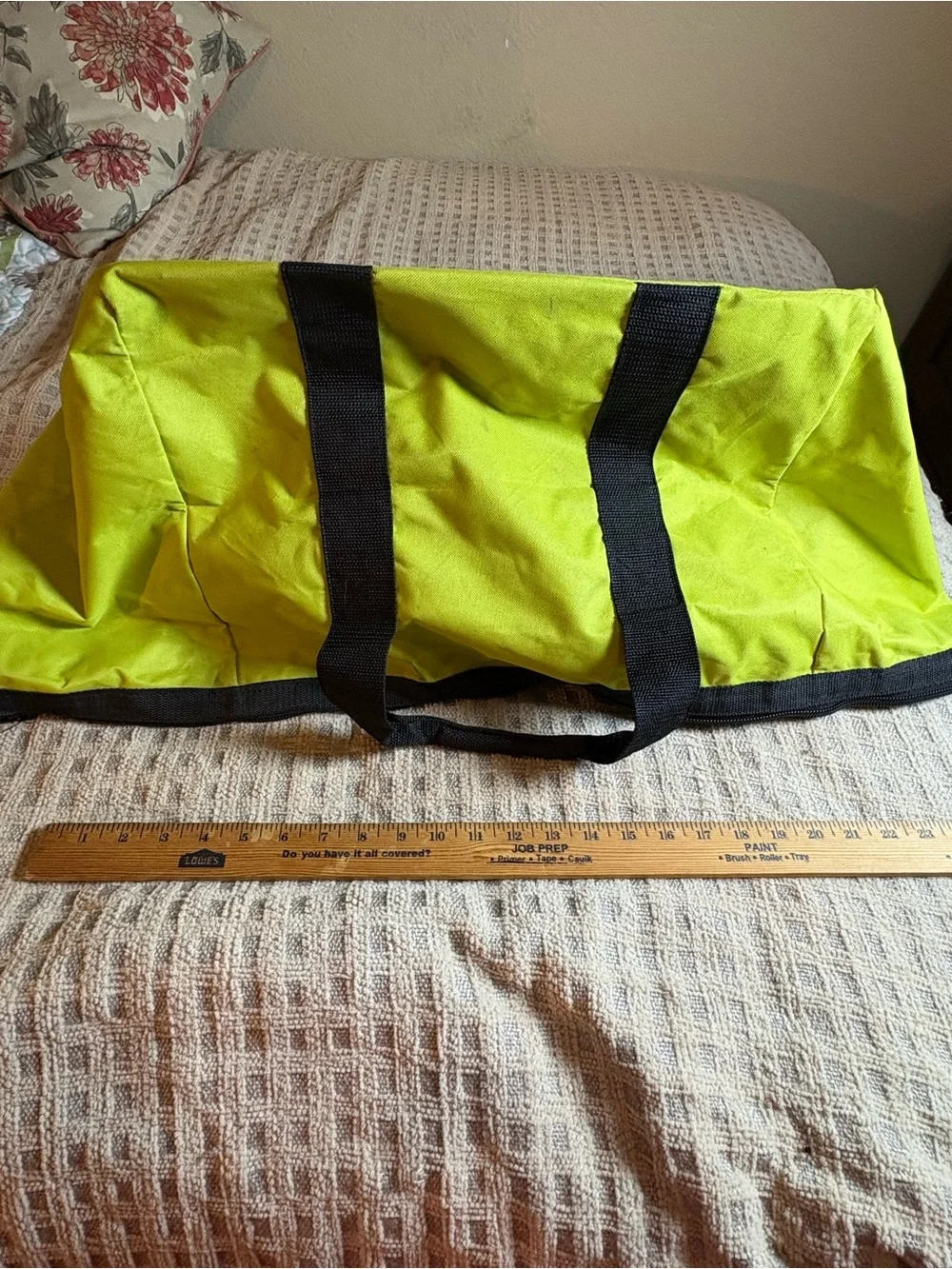 RYOBI Lime Green Tool Tote Bag
